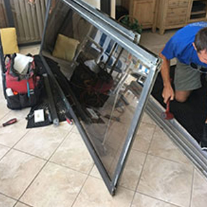 sliding glass door frame repair Fairfield